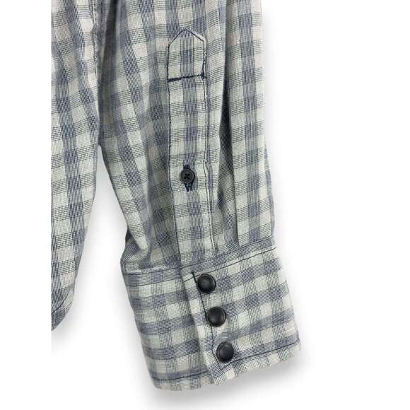 Lucky Brand Black Label Men's California Fit Snap Button Up - Size L - Picture 7 of 10